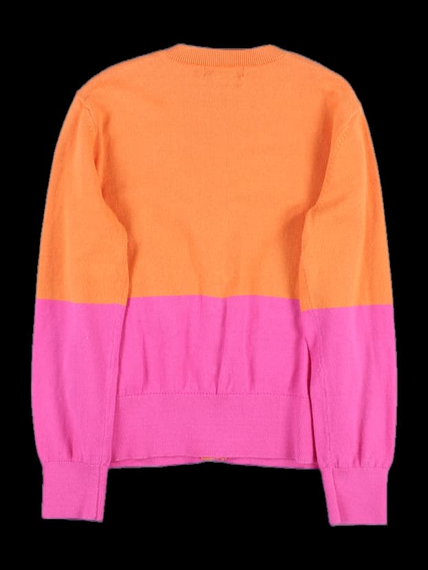 [키즈] 배색 긴팔 가디건