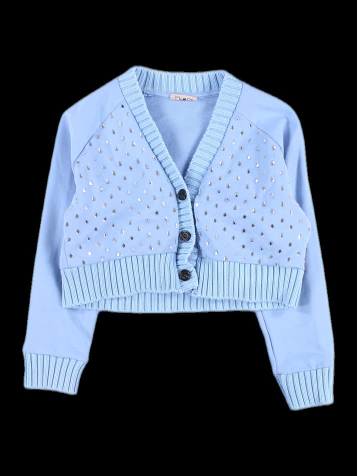[키즈] 비즈 긴팔 가디건