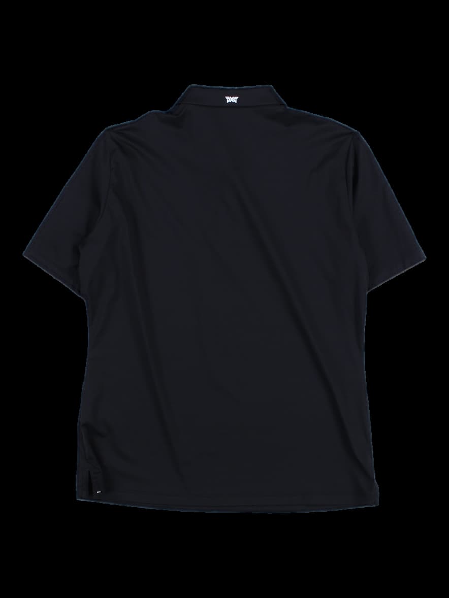 로고 반팔 카라 티셔츠