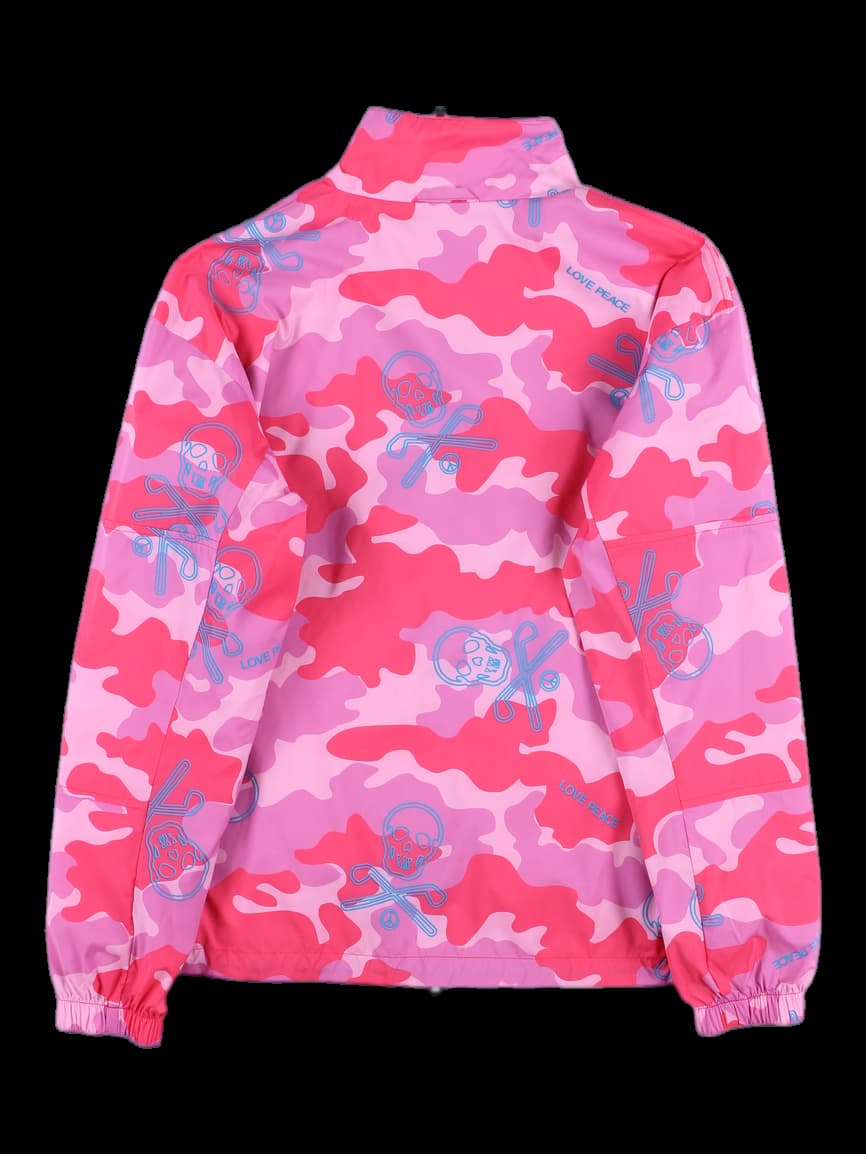 리버시블 스컬 카모플라주 바람막이