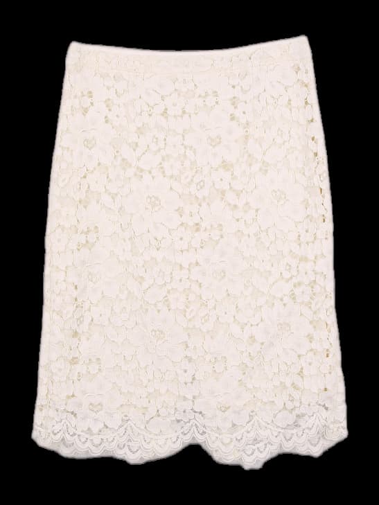 밴딩 레이스 스커트