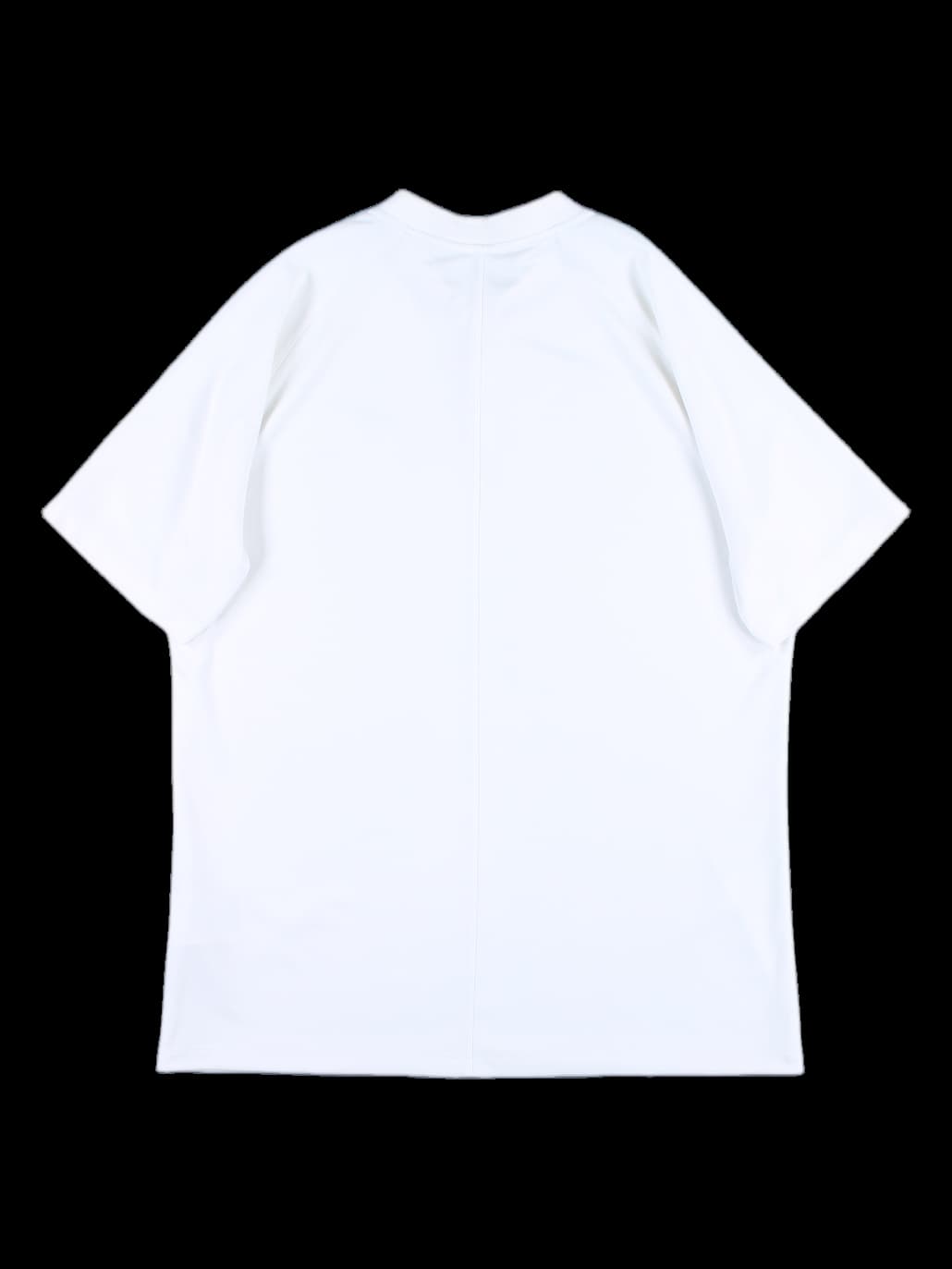 밴딩 네크 반팔 티셔츠