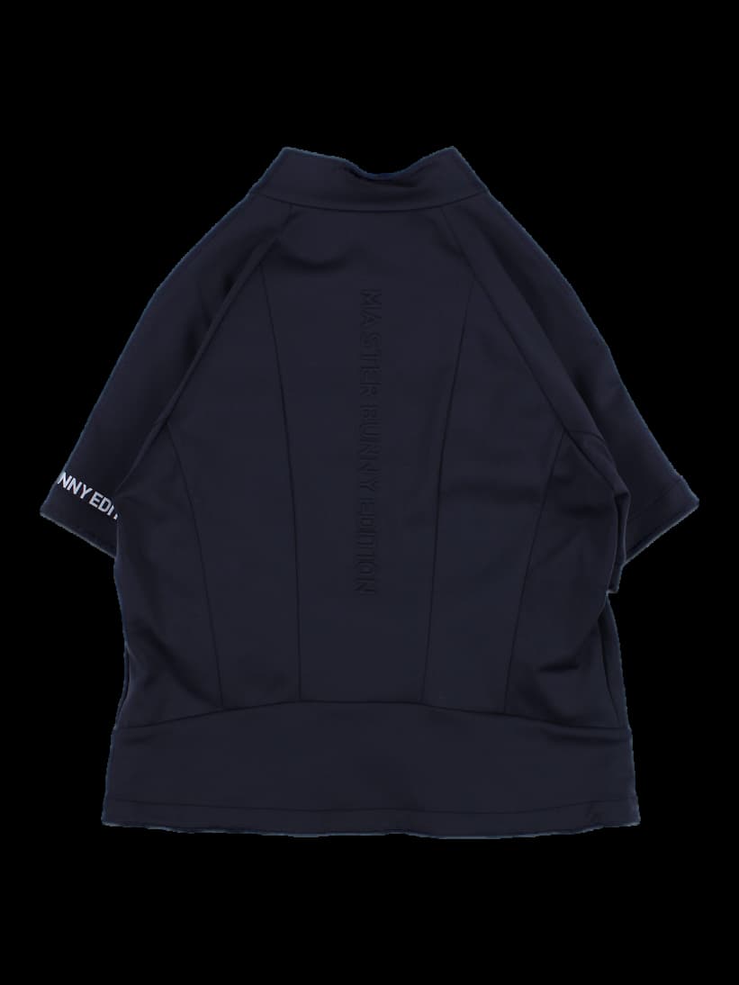 구스 패딩 포인트 반팔 집업