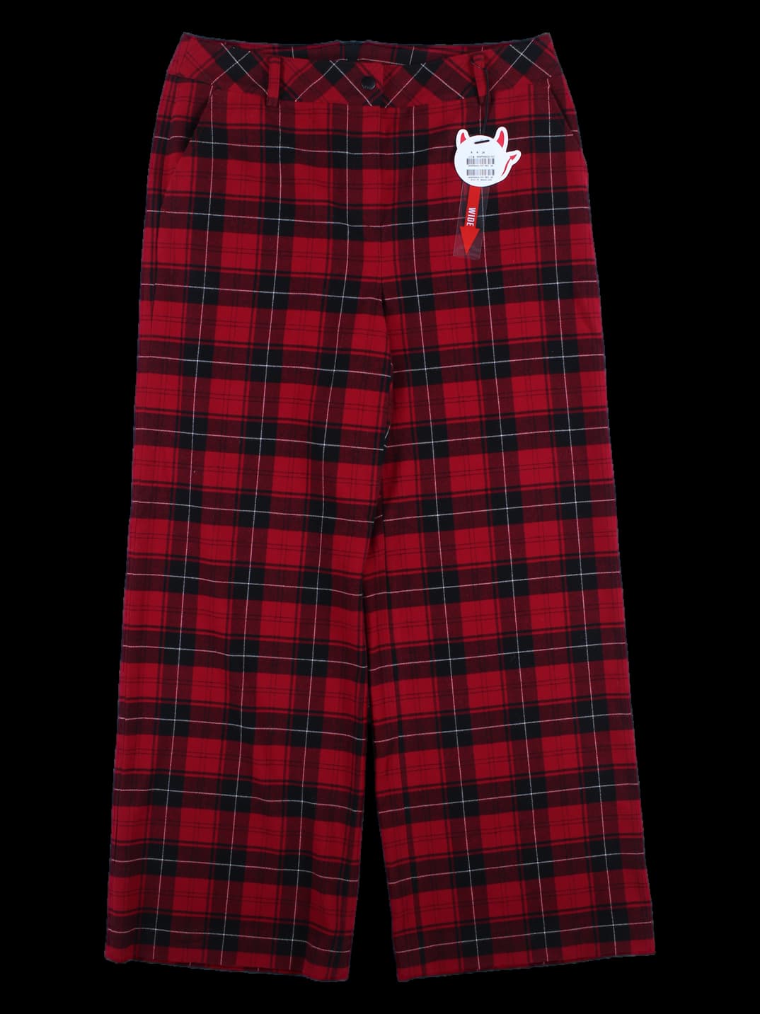 [새상품] [2025] 체크 무늬 긴바지