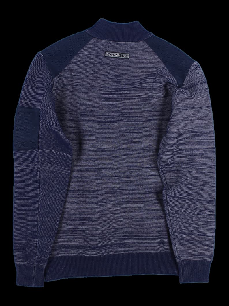 [남성] 매쉬 집업 긴팔 니트