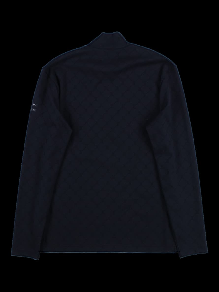 [남성] 로고 하프넥 긴팔 니트