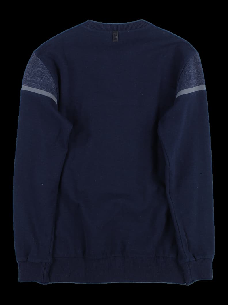 [남성] 배색 긴팔 니트