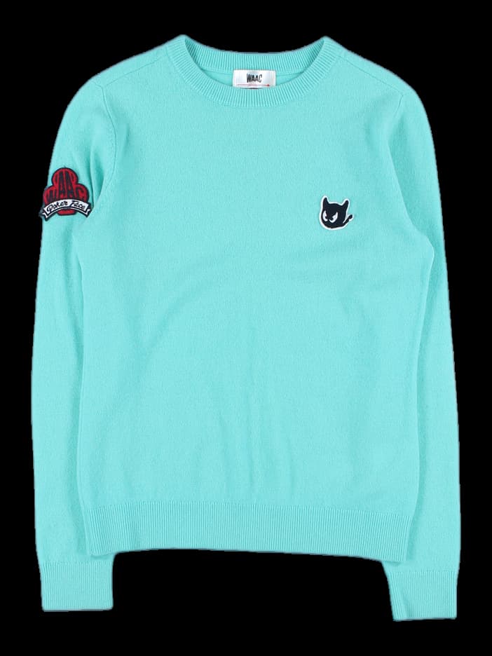 로고 캐주얼 니트