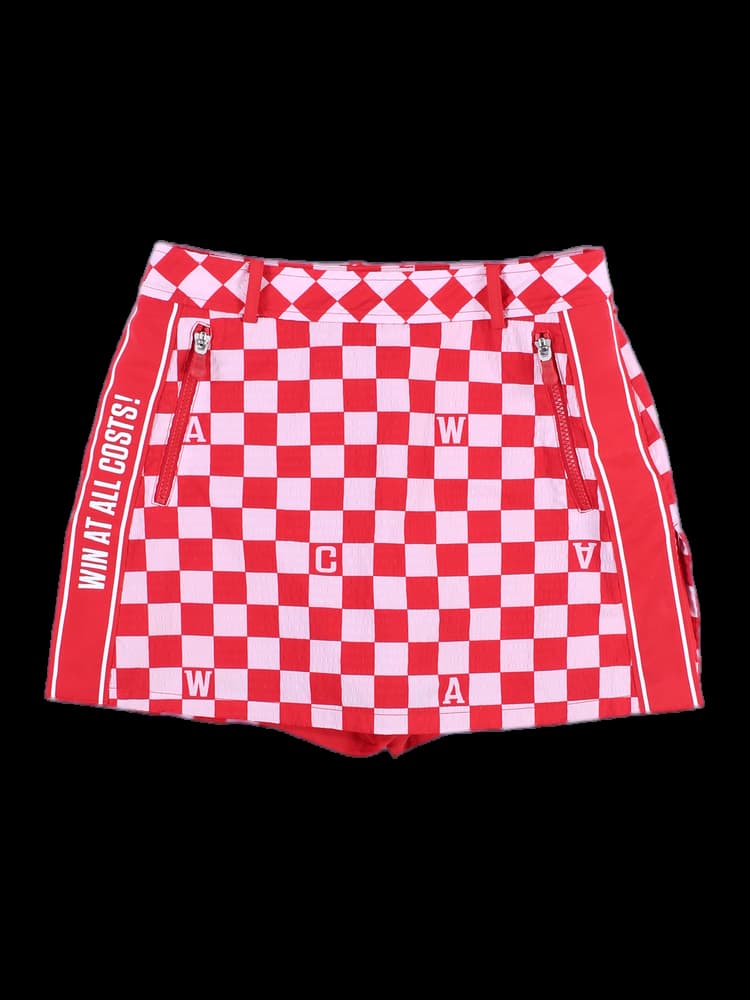 패턴 골프 스커트