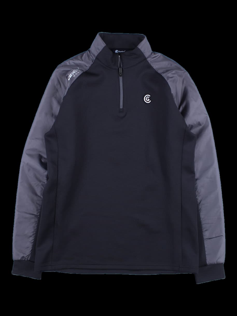 [남성] 배색 집업 긴팔 티셔츠