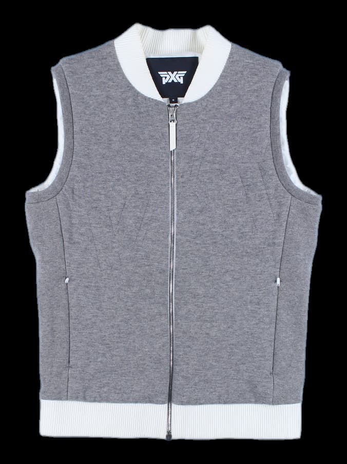 니트 뒷판 패딩  베스트