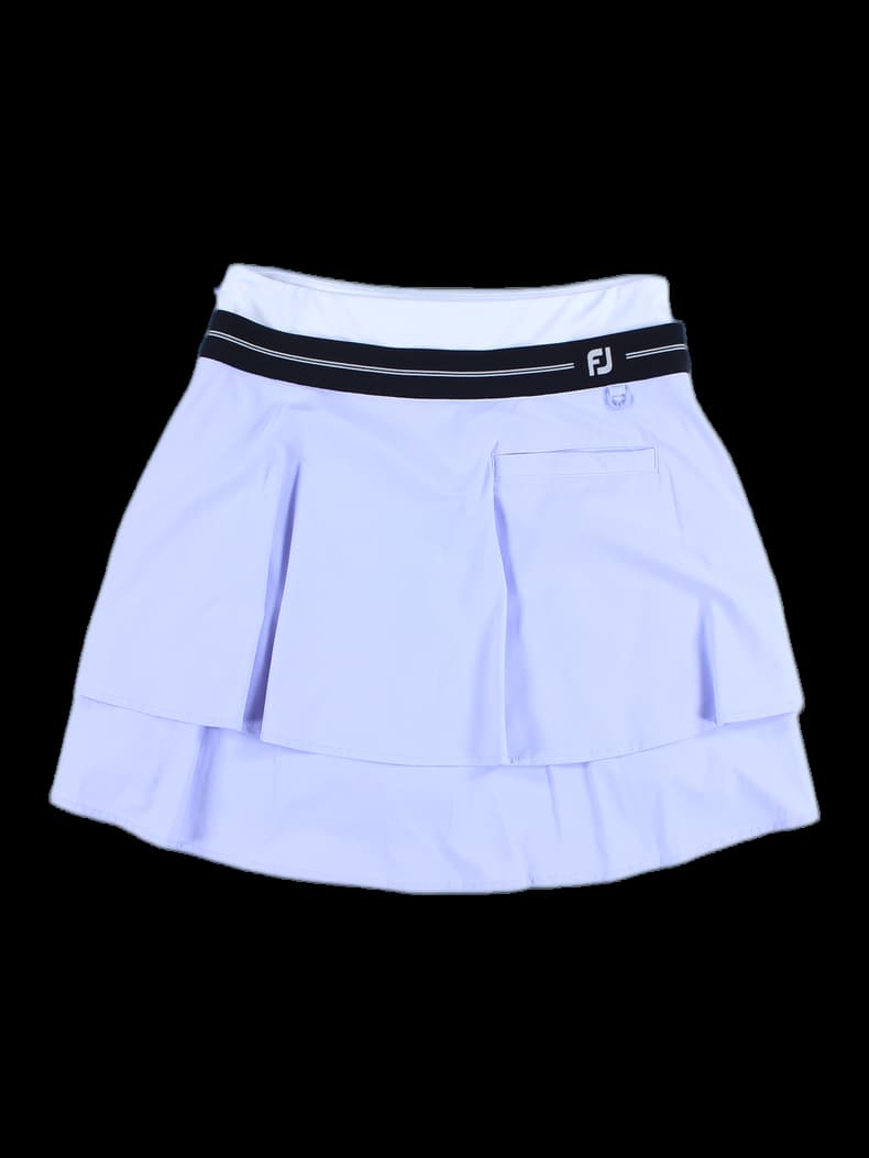 허리 라인 포인트 플레어 스커트