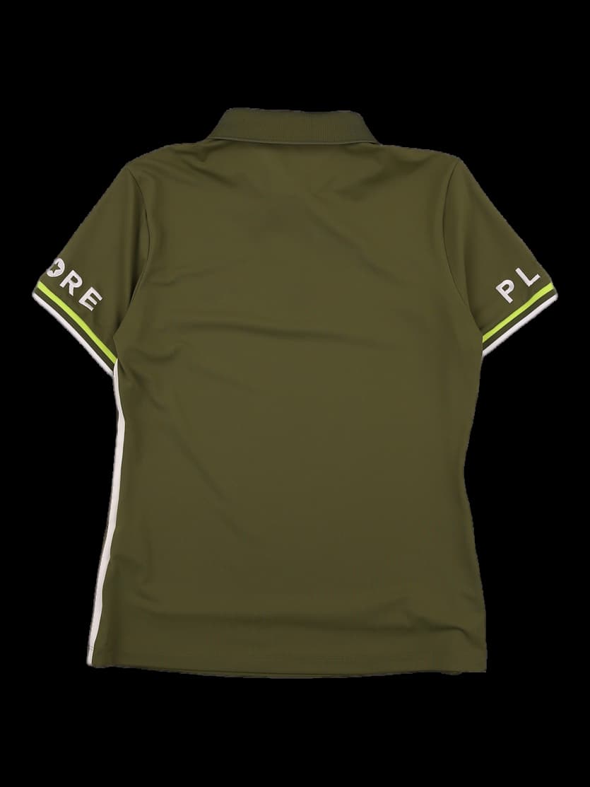 컬러 포인트 반팔 카라티