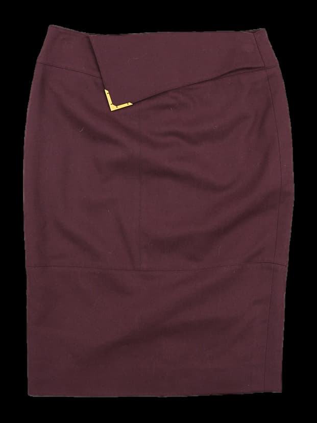 슬릿 펜슬 스커트