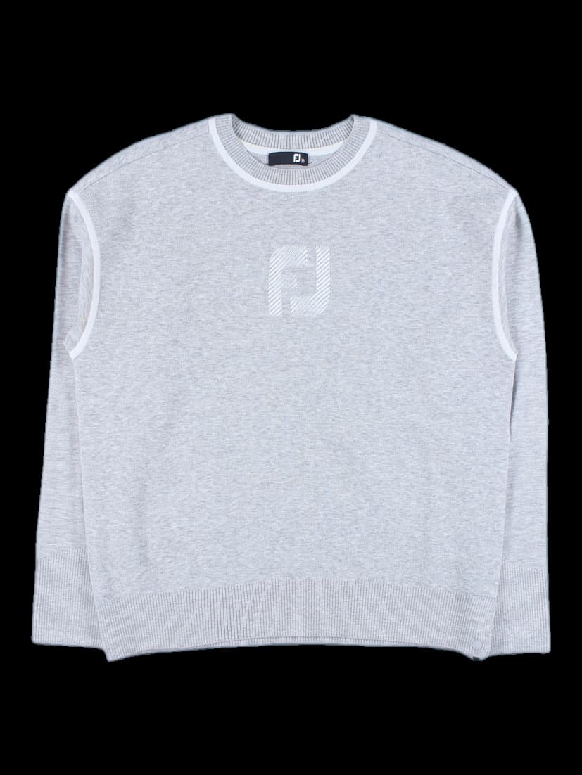 시보리 단추 포인트 니트