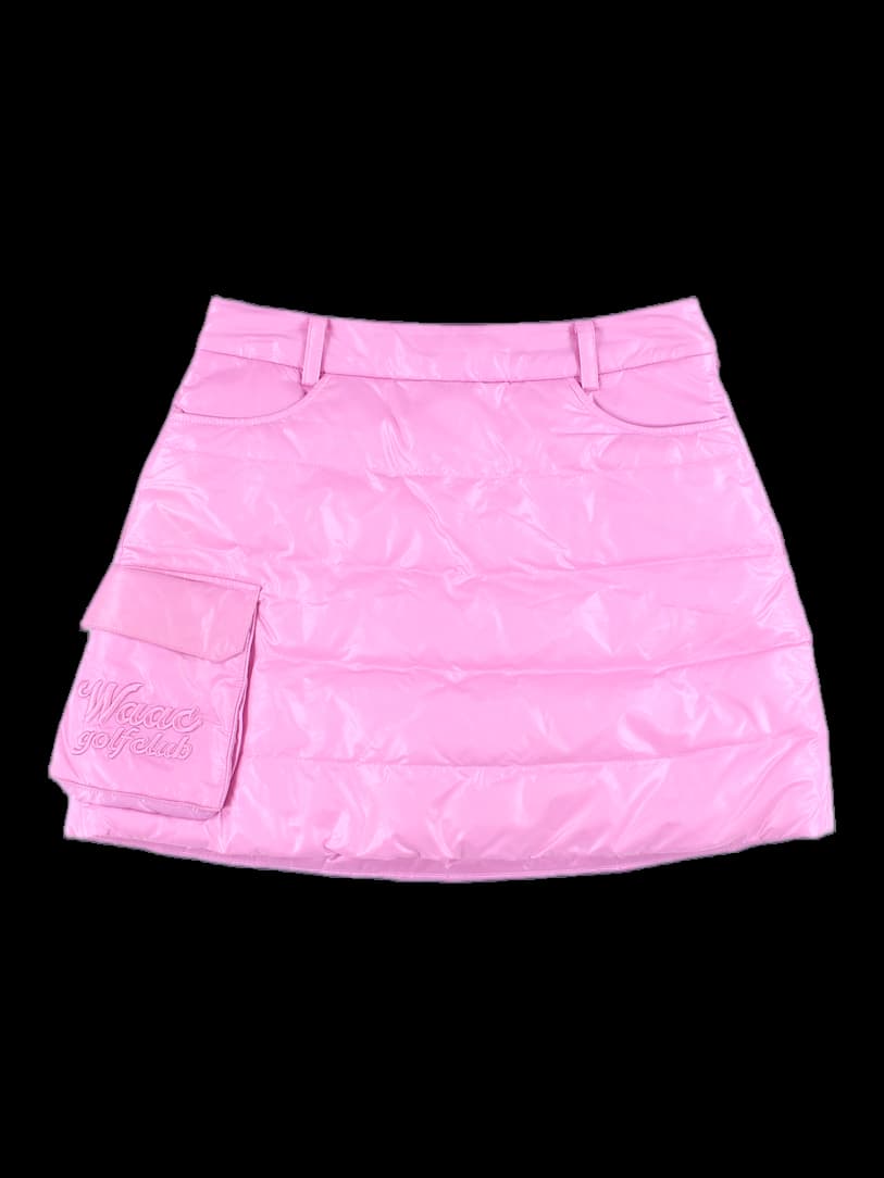 누빔 패딩 스커트