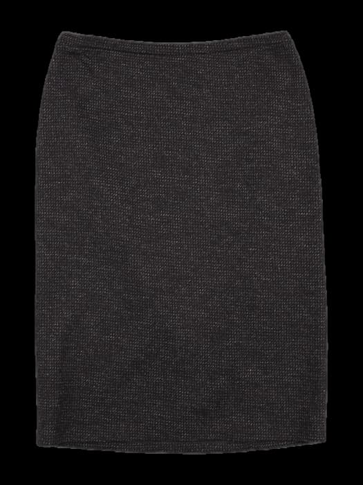 니트 미디 스커트