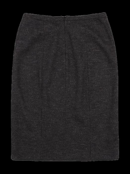 니트 미디 스커트