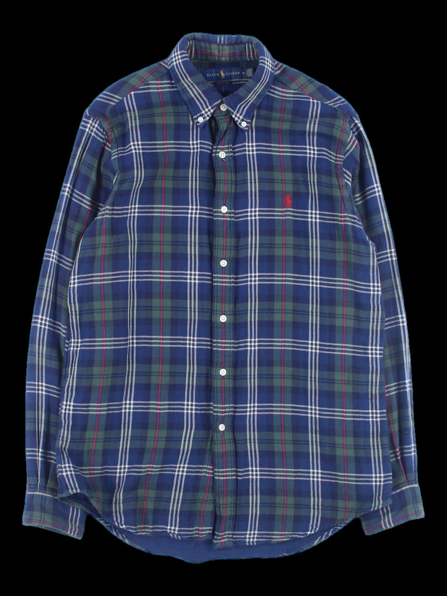 [남성] 체크 폴로 셔츠