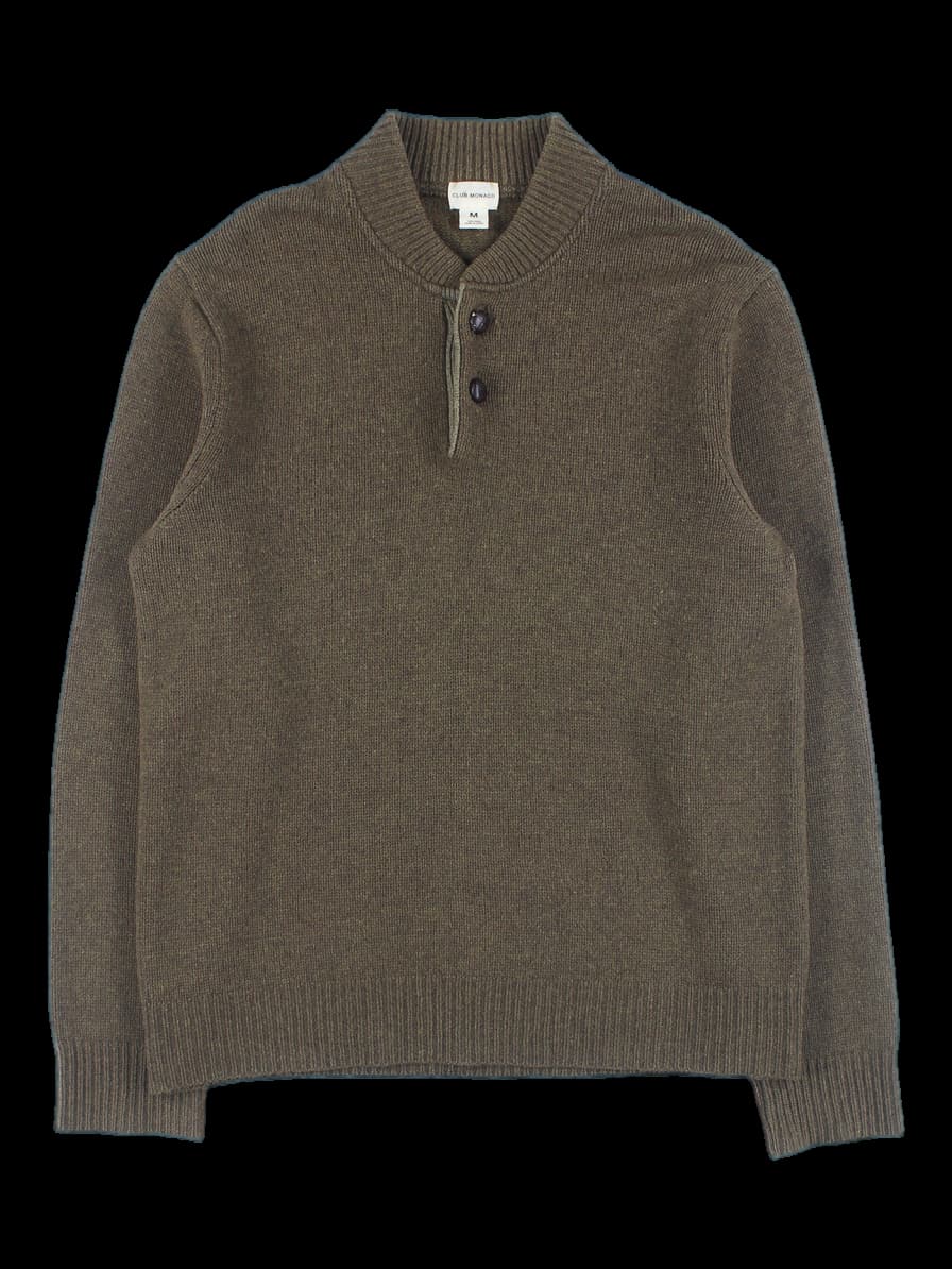 [남성] 반집업 니트