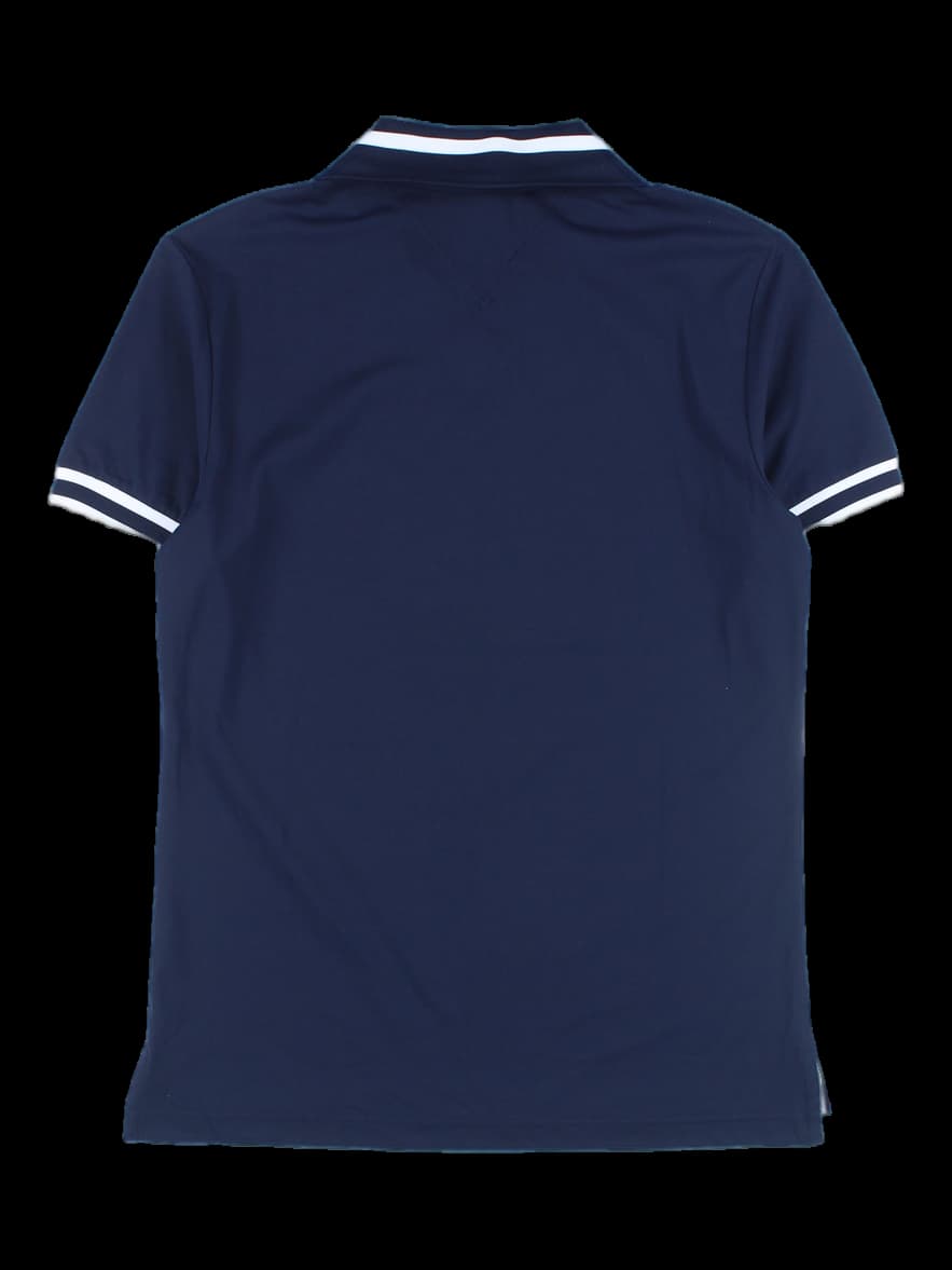 줄무늬 반팔 카라 티셔츠