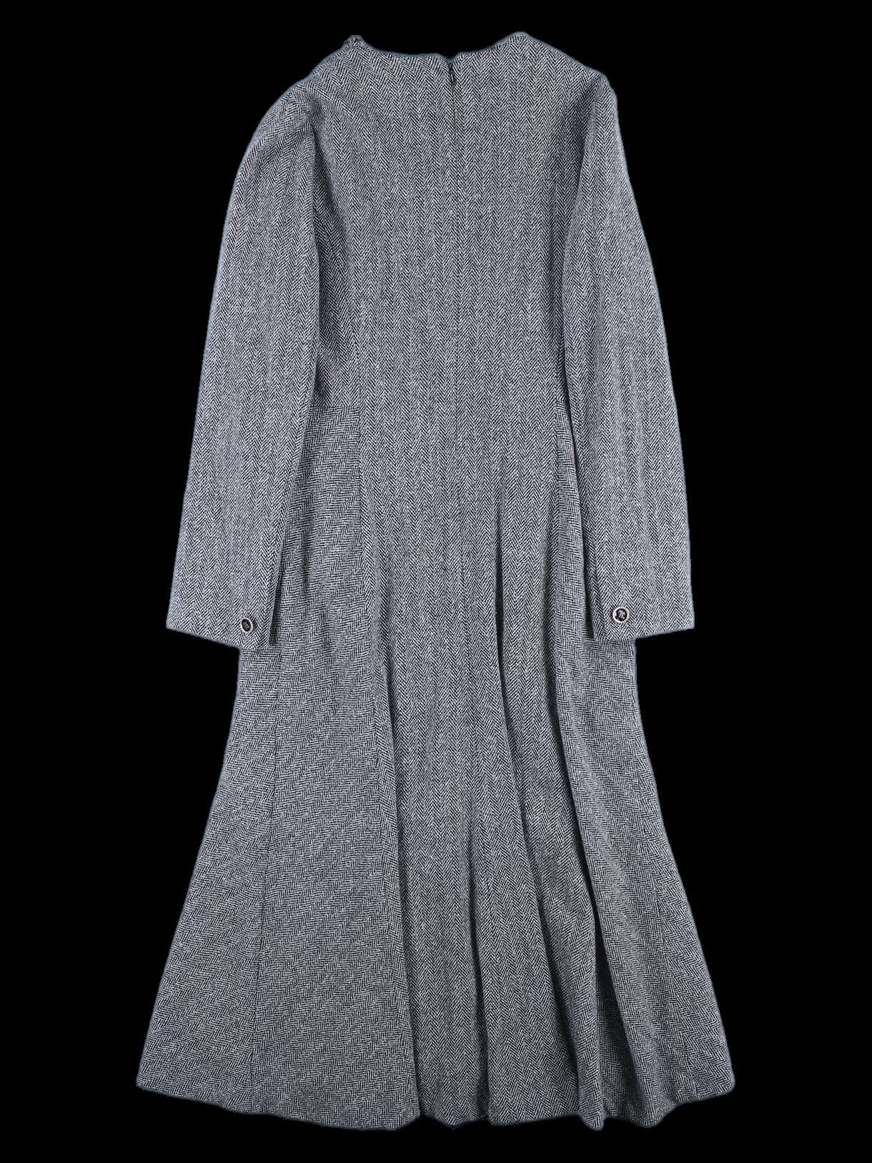 플리츠 카라 원피스