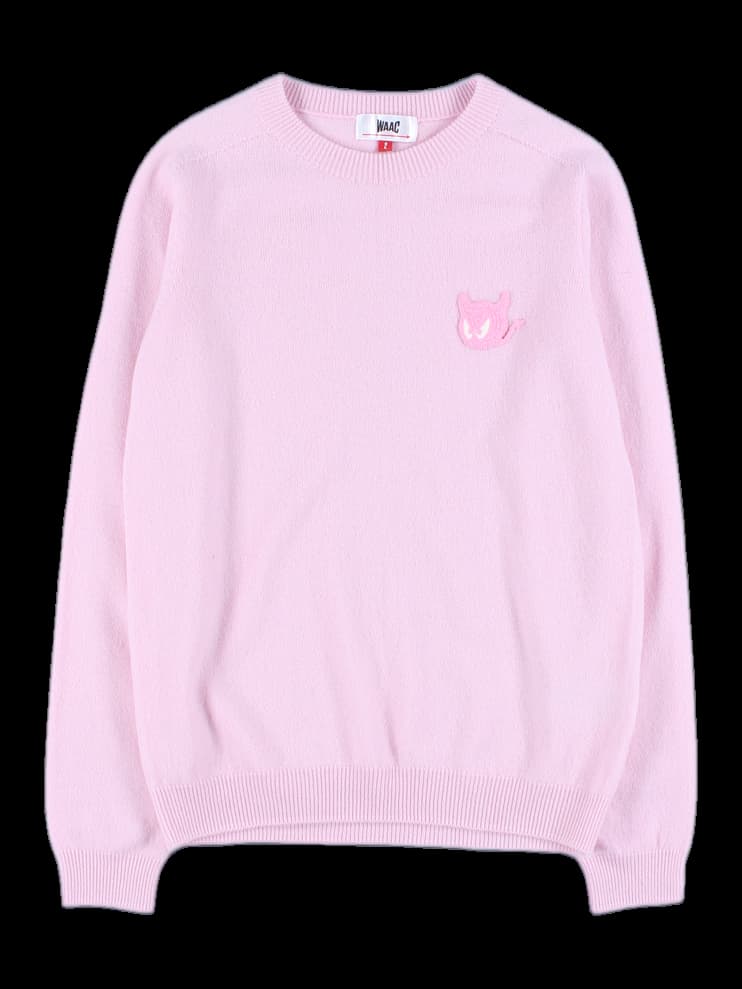 캐주얼 로고 니트