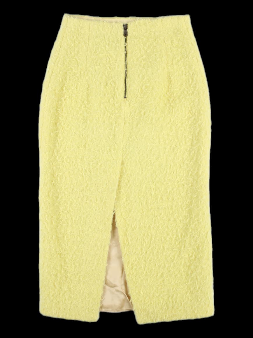 데일리 양털 롱 치마  