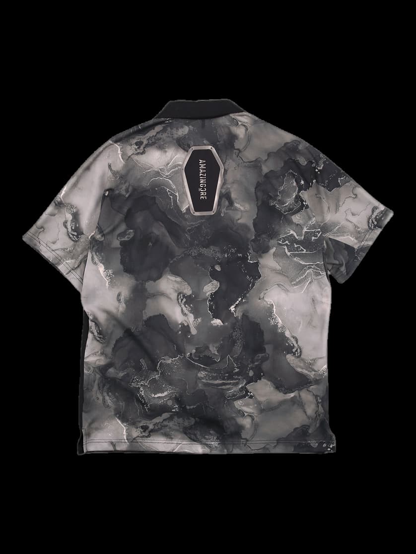 [남성] 골프 반팔 카라 셔츠