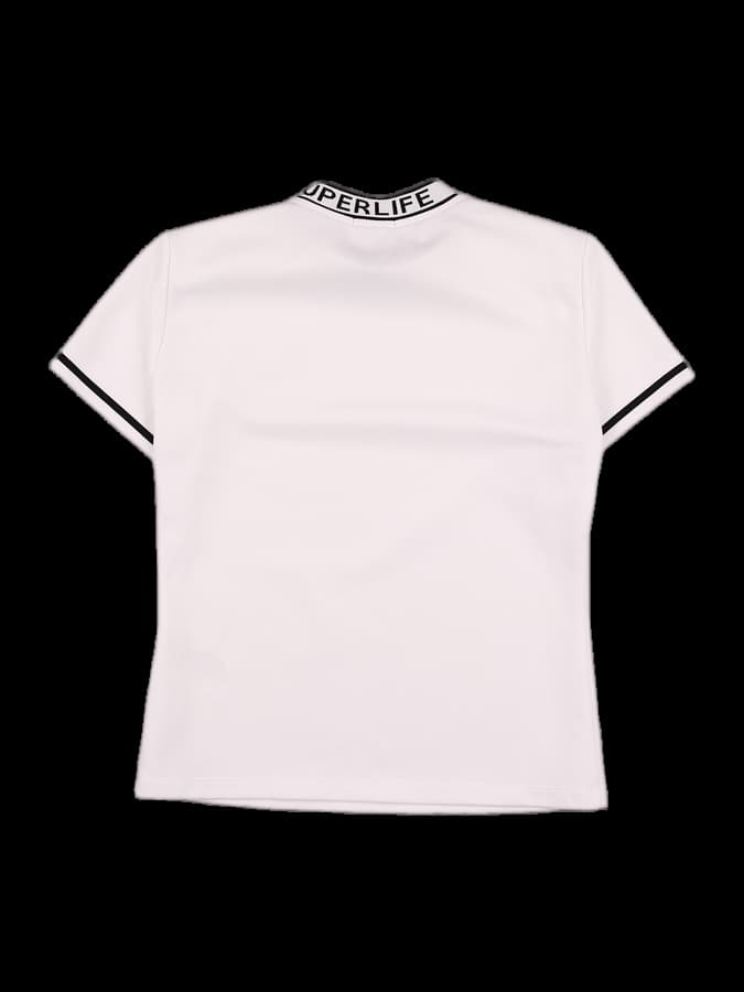 레터링 라운드 반팔 티셔츠