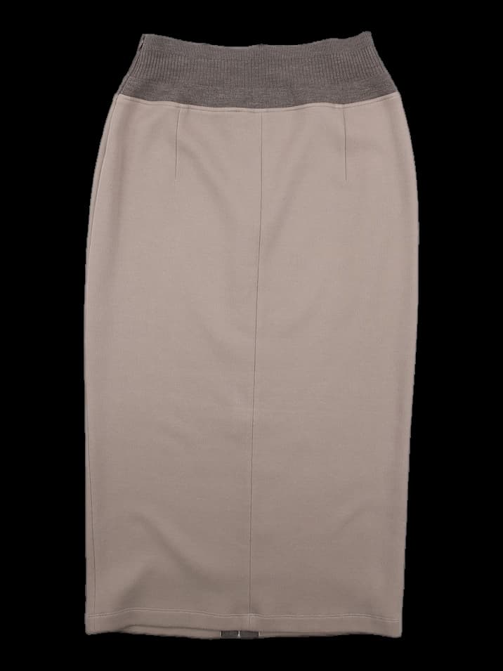 단추 포인트 롱스커트