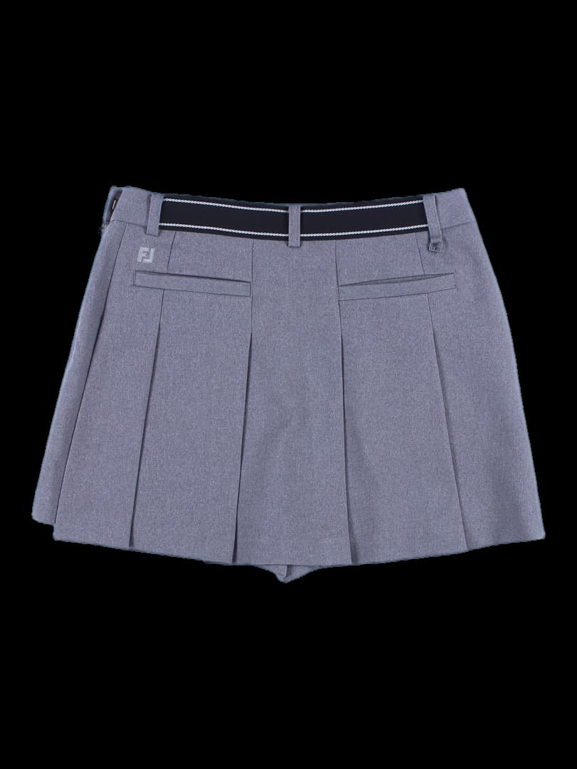 밴딩 플리츠 큐롯 스커트