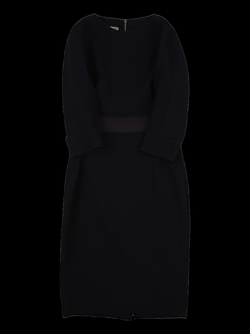 벨트 포인트 원피스