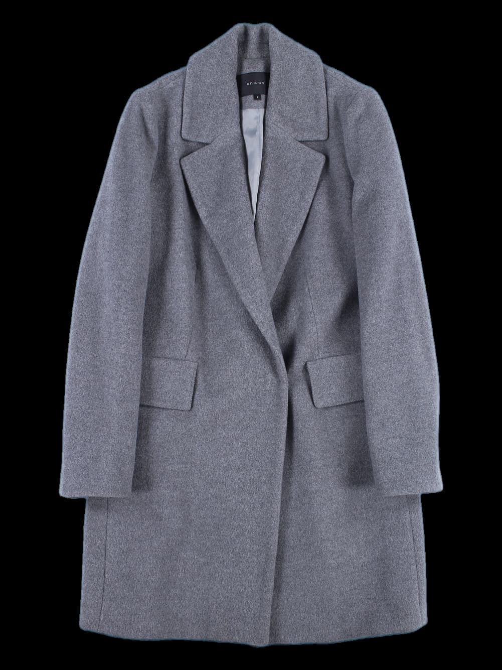 베이직 양모 코트