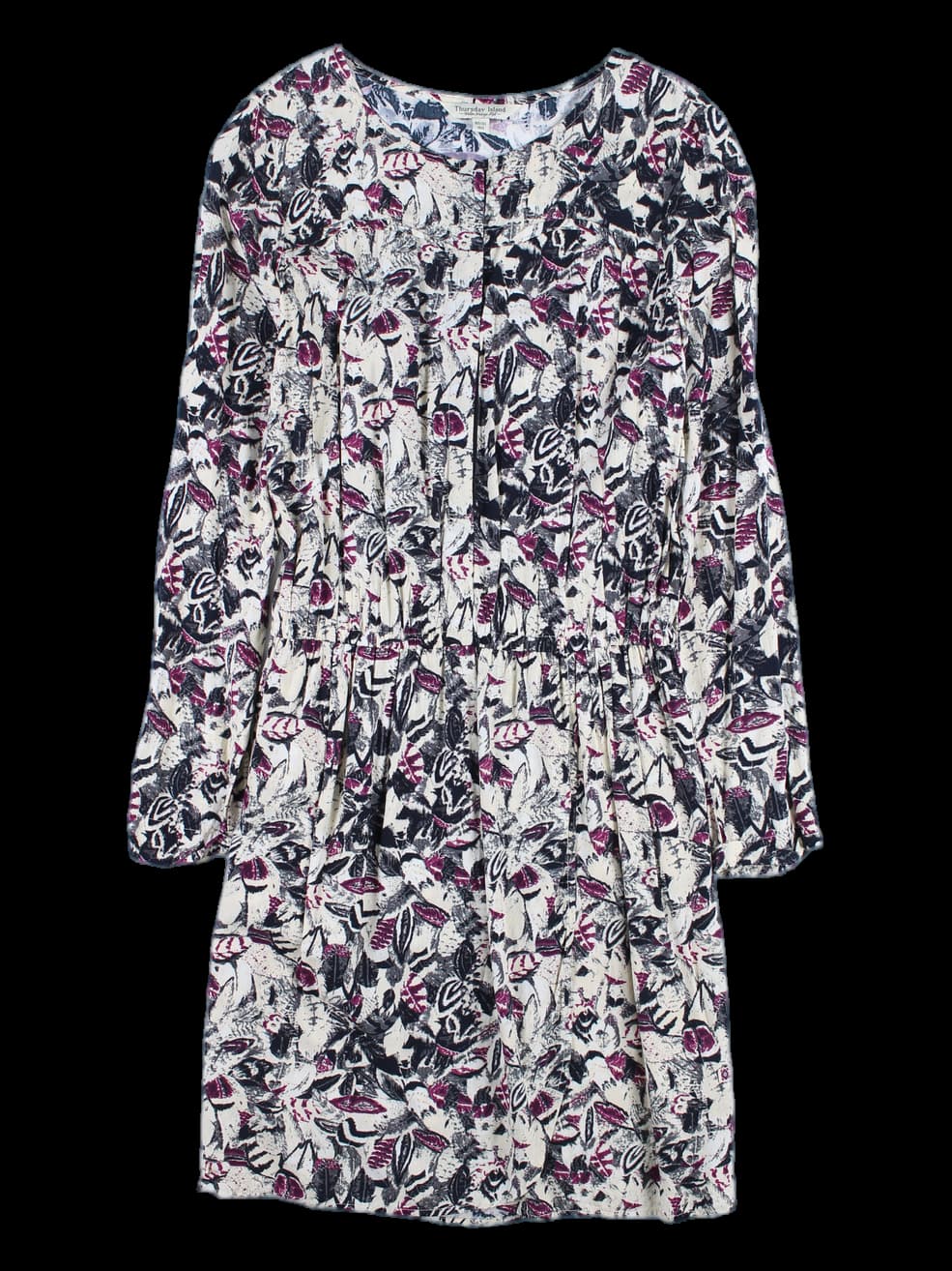 프린트 밴딩 원피스