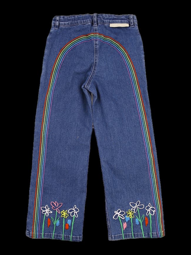 [키즈] 자수 데님 팬츠