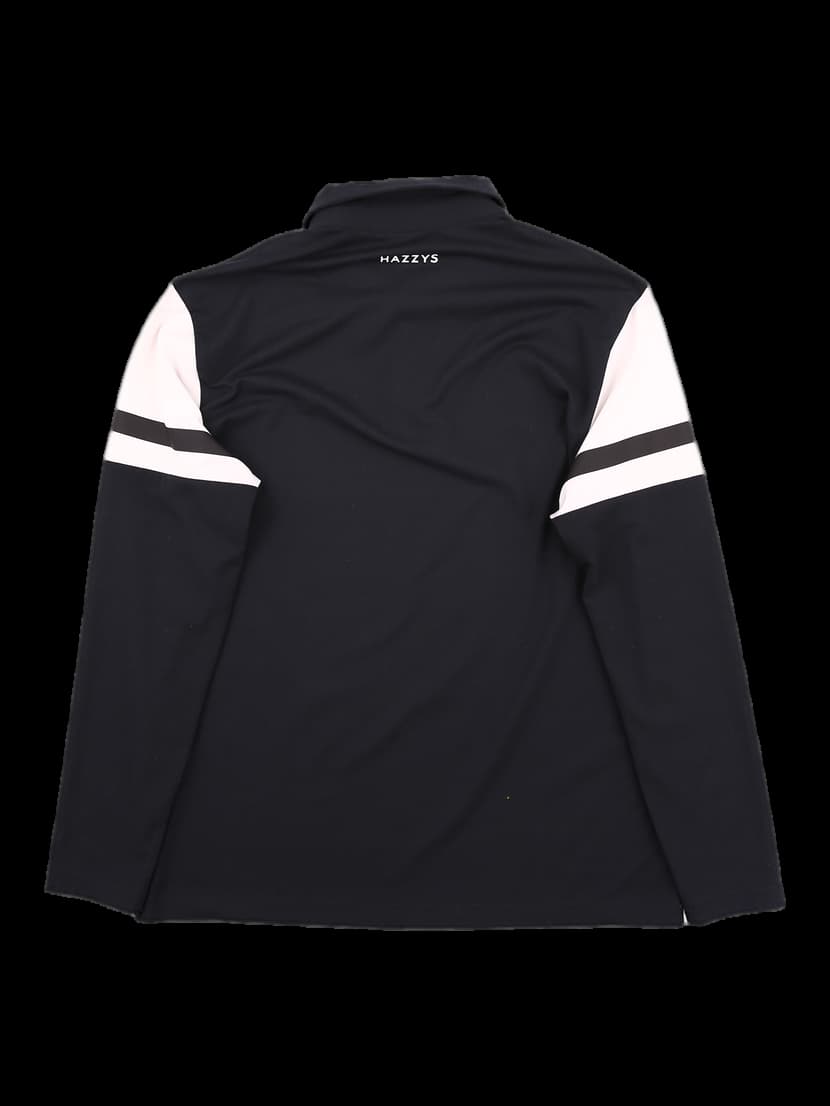 [남성] 컬러 포인트 긴팔 카라넥