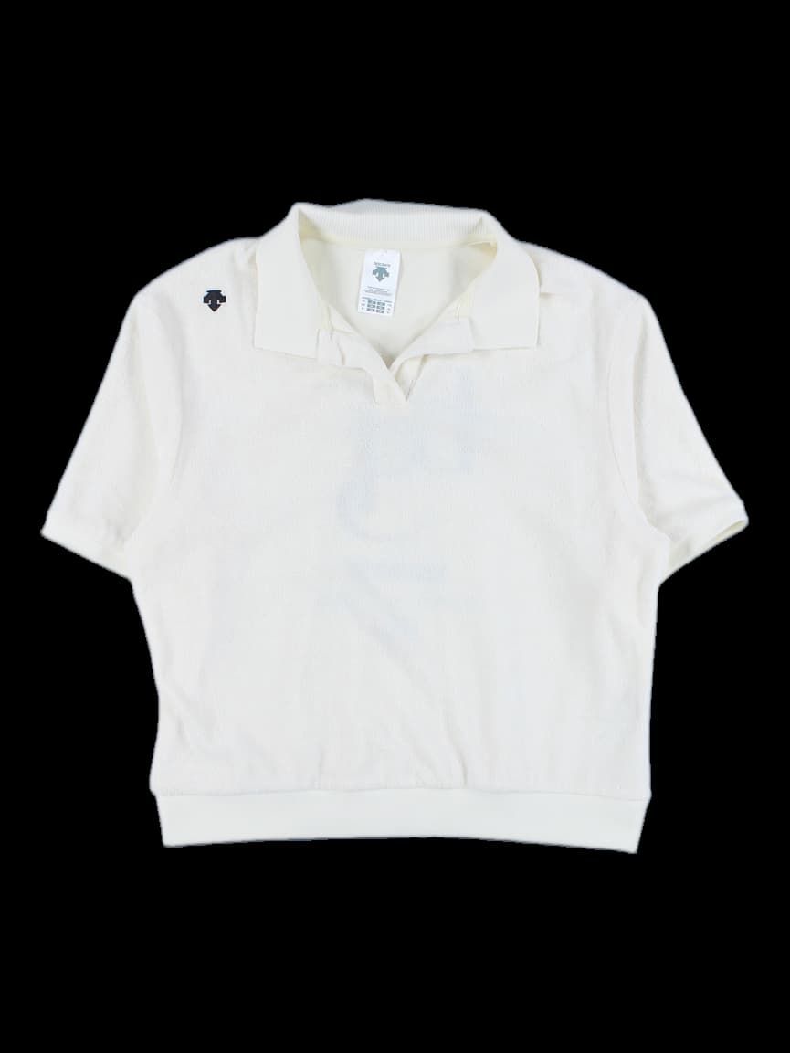 니트 반팔 카라티