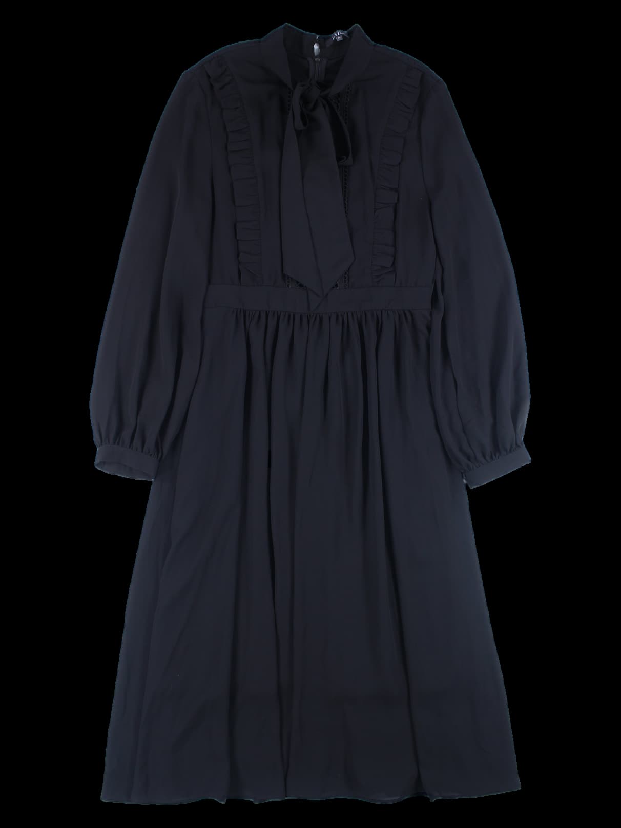 리본 플리츠 원피스