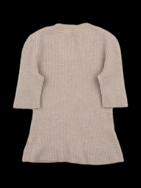 플레어 반팔 니트