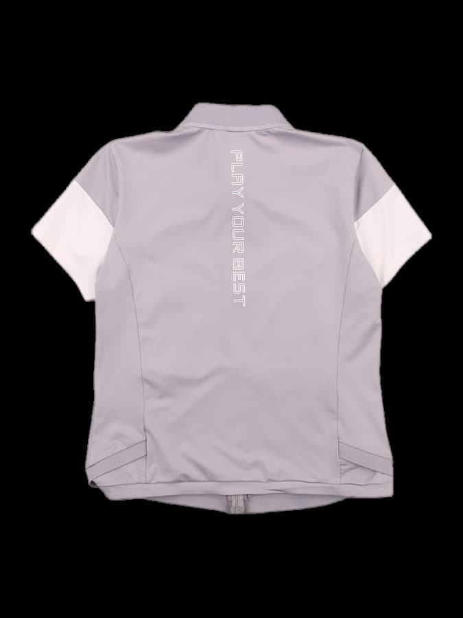 배색 집업 점퍼