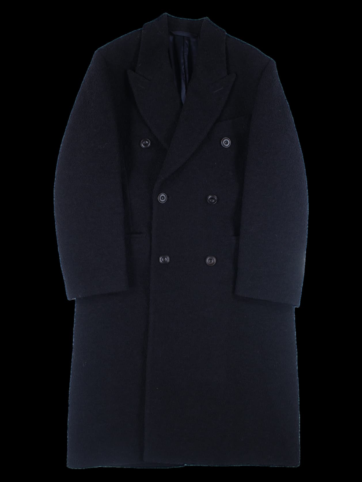 오버핏 더블 코트