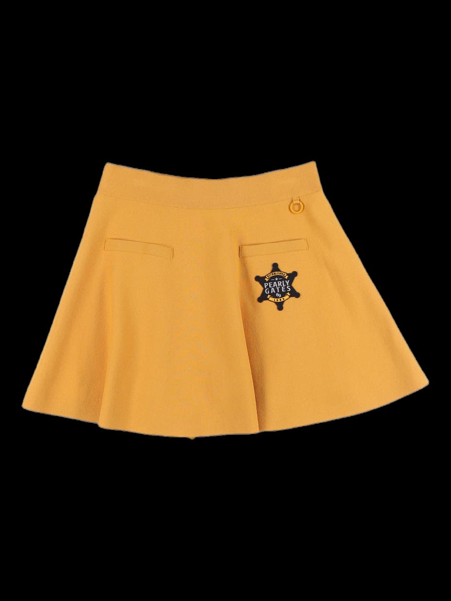 밴딩 플레어 미니 스커트