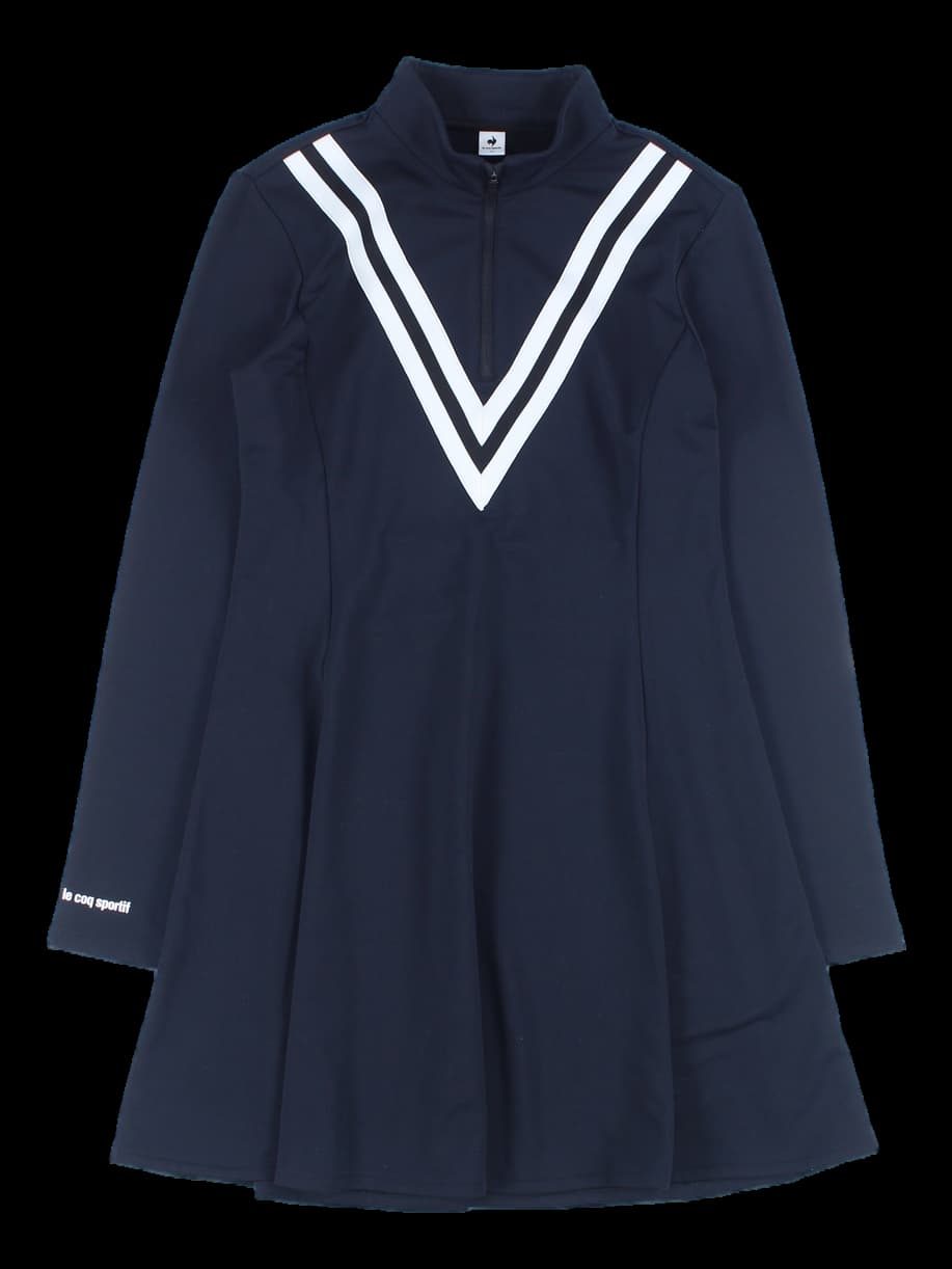 골프 기모 반집업 원피스