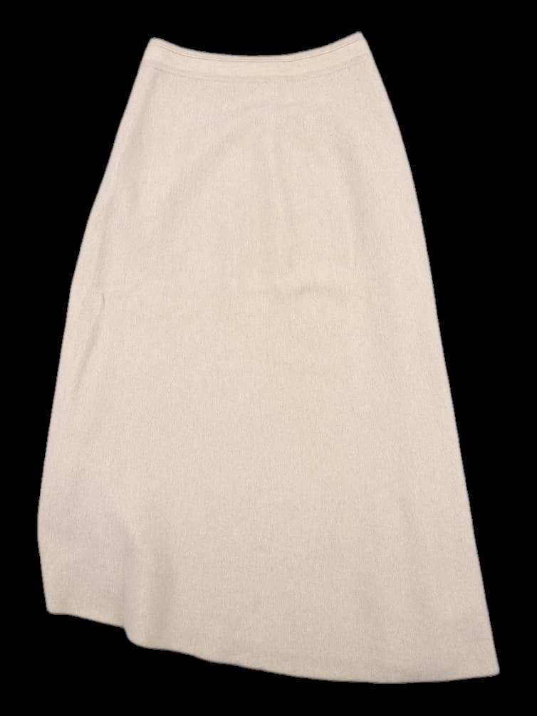 니트 플레어 롱 스커트