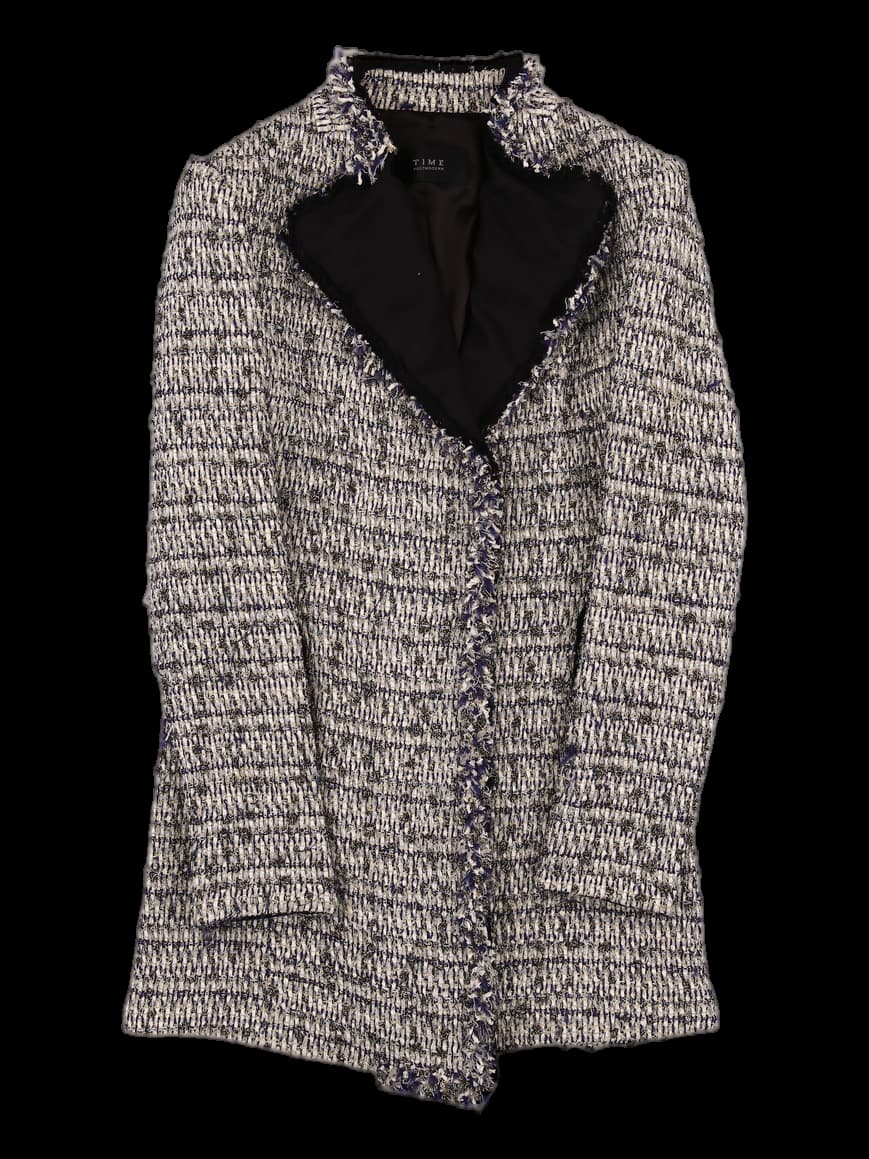 트위드 카라 자켓