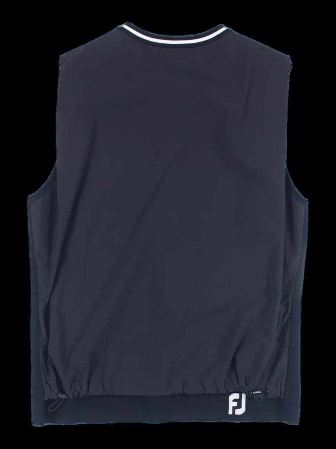 매쉬 집업 베스트 점퍼