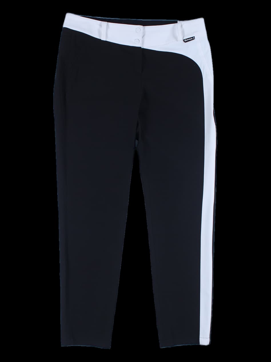 스트레치 배색 롱 팬츠