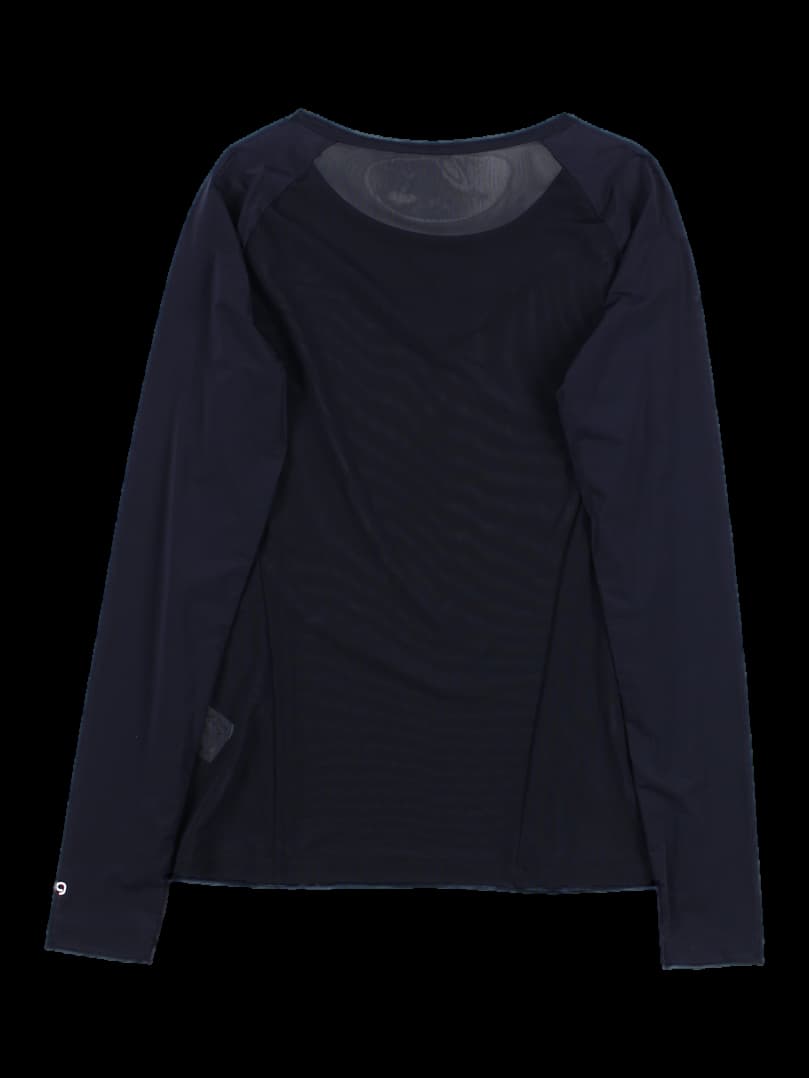 매쉬 래글런 긴팔 티셔츠