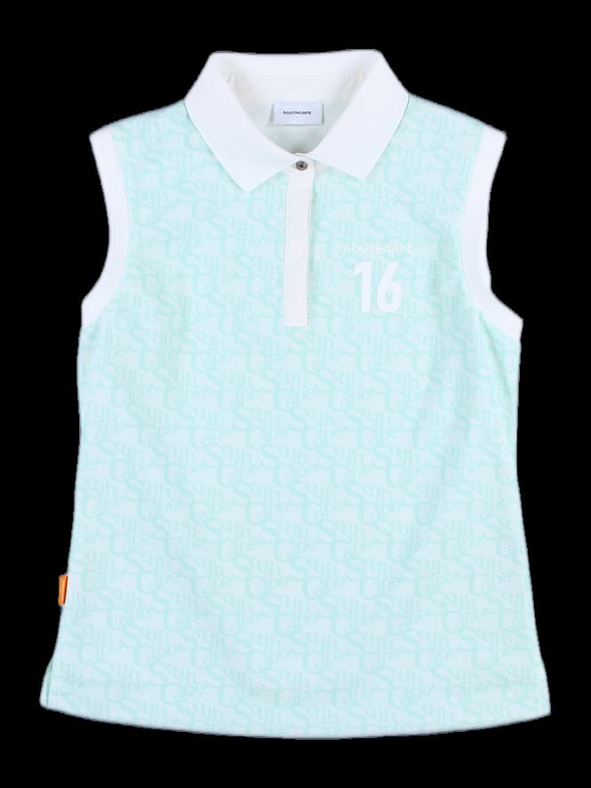 카라 슬리브리스 티셔츠